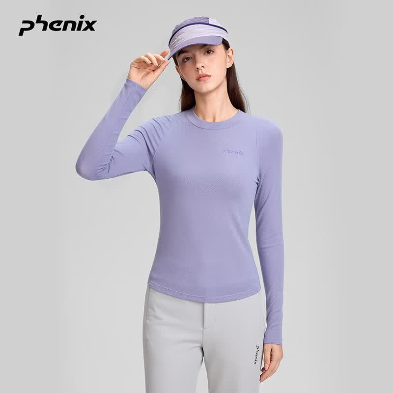 Женский облегающий термотоп с длинным рукавом Phenix+ из смесовой шерсти