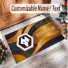 Personalized Crystal Velvet Carpet Wolverhampton Wanderers Football Pattern Non Slip Floor Rug