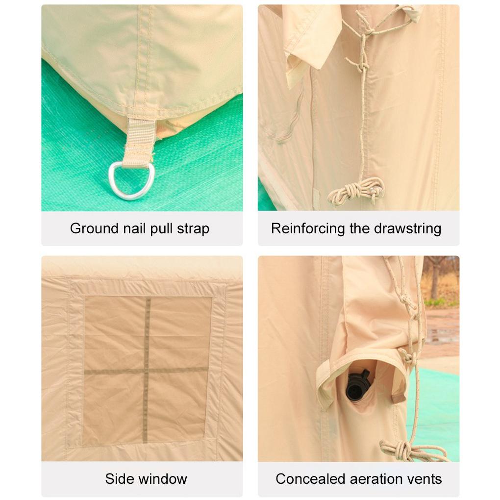 1 шт. Надувная палатка для кемпинга 6-8 человек Сверхбыстрая установка Надувная палатка, 129,17 квадратных футов Четырехсезонная надувная палатка