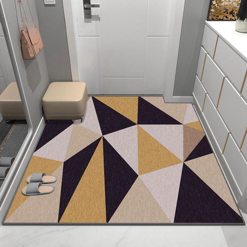 Современный ковер для входа, утолщенный, моющийся, ковер для гостиной, спальни, напольный коврик, коврик для ног