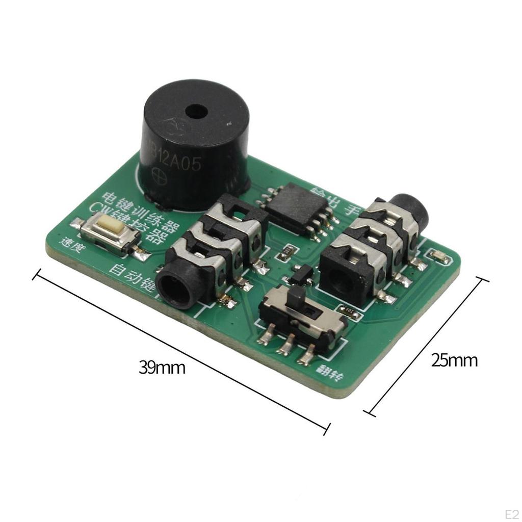 CW Practice Oscillator Training Device, Compact Hand Key