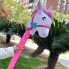Inflatable Horse Head Stick 37" Party Prop for Kids' Races Photos PVC Horse Stick Carnival Toy for Horse Themed Events Birthdays