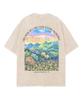 Trendy Art Printed Tshirt Men Women Clothing Summer Short Sleeve ONeck Casual Cotton Tshirt Vintage Washed Oversized Tee Tops