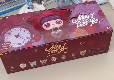 Маймэй Серия «Я люблю тебя» Блайндбокс Маймэй Аниме-кукла Mystery Box Мешок-сюрприз Плюшевый кулон Коллекционные игрушки Брелок Подарок для девочки