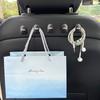 For Jeep 2Pcs Metal Car Small Hooks Hanger Organizer Accessories For Jeep Renegade Compass Grand Cherokee Wrangler Patriot Ru