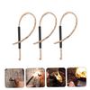 1/6pcs Outdoor Ignition Rope and Hemp Rope, Suitable for Wood Stoves, Fireplaces, Camping, Hiking, and Backpacks