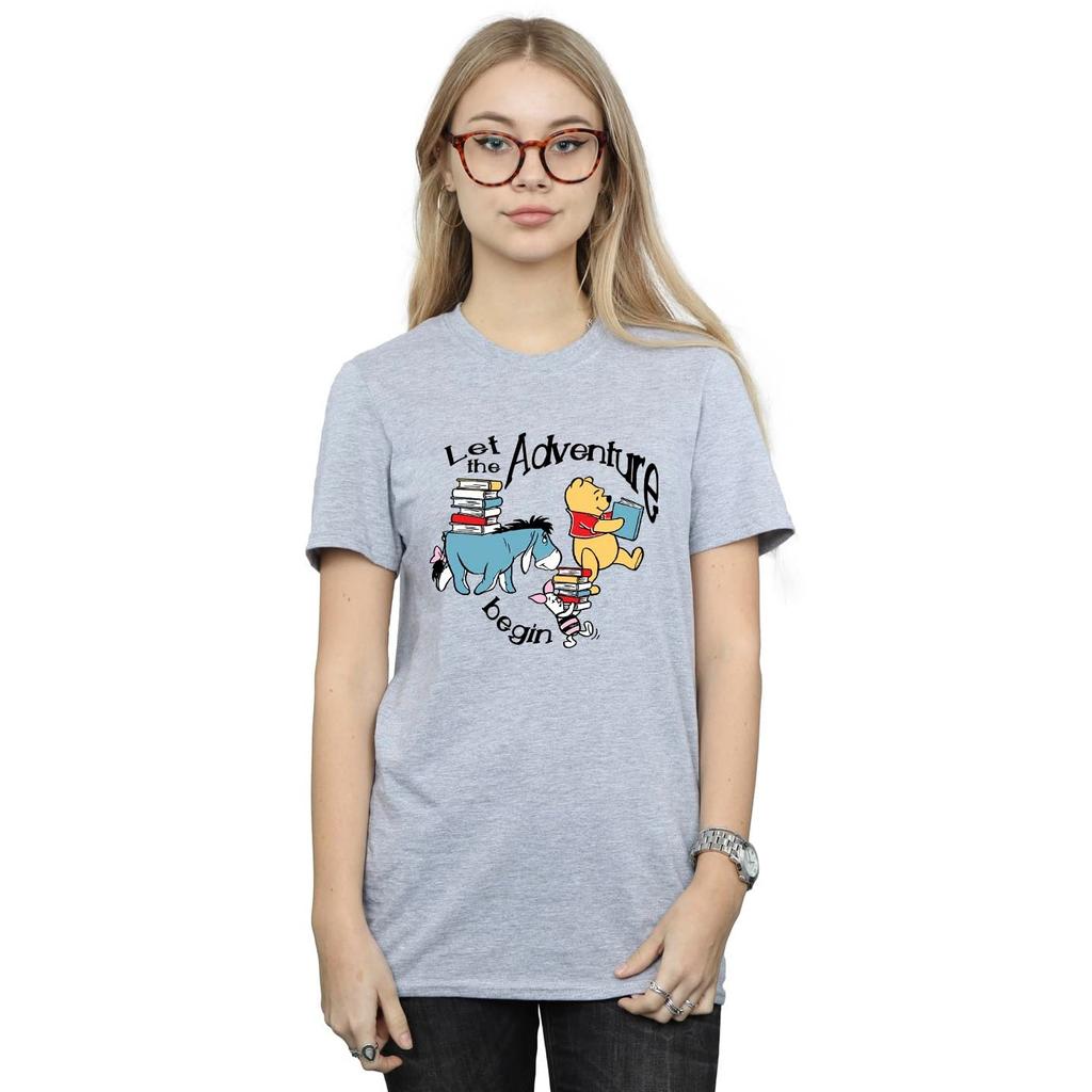 Winnie the Pooh Mens Let The Adventure Begin T-Shirt