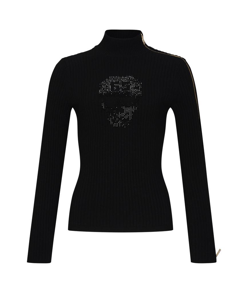Pasadigolpeu Turtleneck With Sleeve Zipper Details