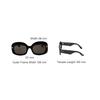TF Original Design Irregular Shape Sunglasses Women sunglasses Black FT1219