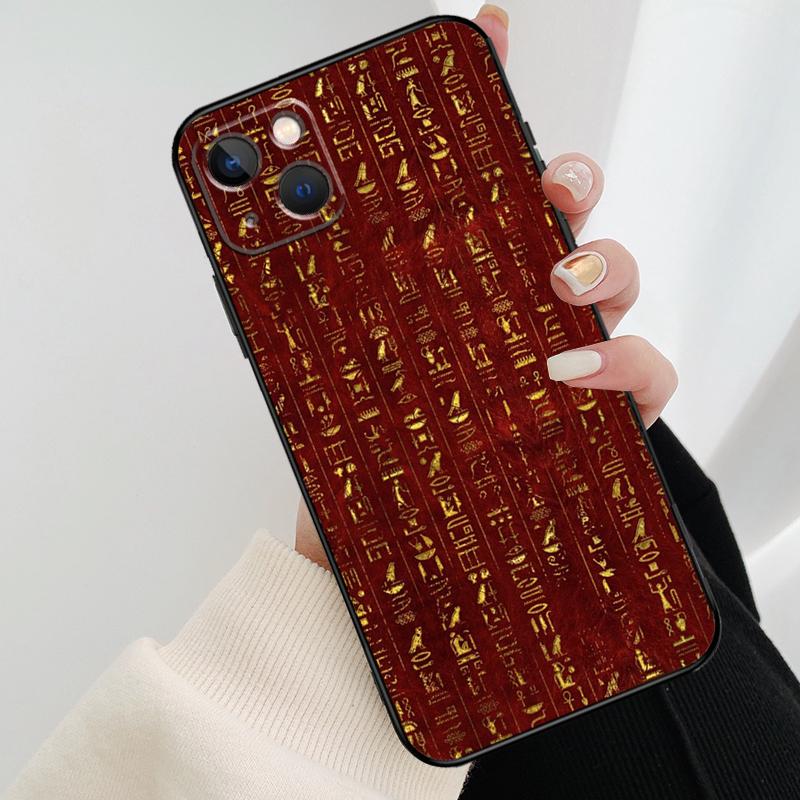Чехол для телефона с муралом Фараона Египта Для iPhone 17 Pro Max 15 14 13 11 12 16 Pro Max mini 15 16 Plus 16e 17 Air Cover