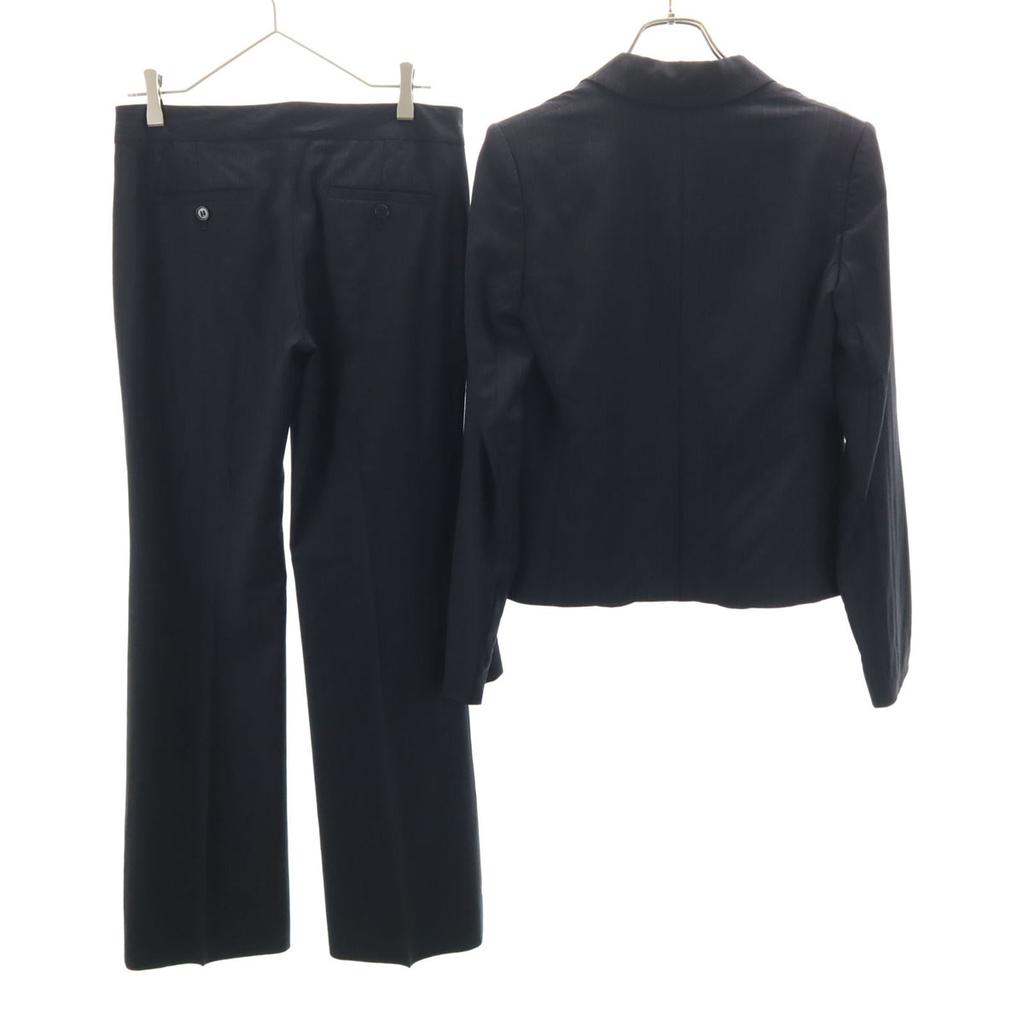 theory made in Japan Striped Pattern pants suit Setup 2 Navy Women Used