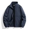 Soft Shell Mountaineering Without Hat Stand-up Collar Jacket Men's Spring and Autumn Outdoor Slim Jacket Tooling Jacket