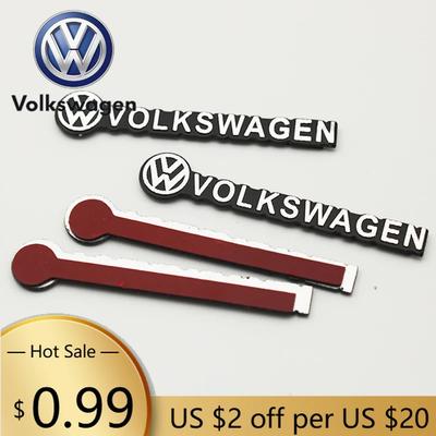 Для VOLKSWAGEN VW Автозвук Декор 3D Алюминиевый Значок Наклейка Аксессуары Для Volkswagen VW R GTI Golf Beetle Polo