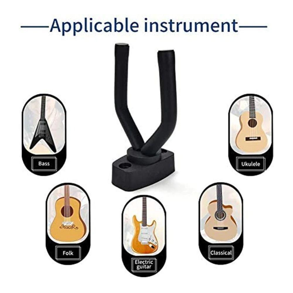 Non-slip Guitar Hanger Metal Guitar Holder Stand  Electric Guitar Violin Ukulele