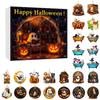 Yousheng 2025 Хэллоуин Привидение Читающее Набор Украшений 24 Дня Адвент-календарь 2D Акриловый Читающий Призрак Календарь Обратного Отсчета для Украшения Вечеринки