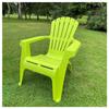Fauteuil Adirondack résine polypropylène Wilsa Garden - Anis - 2 Fauteuils Adirondack