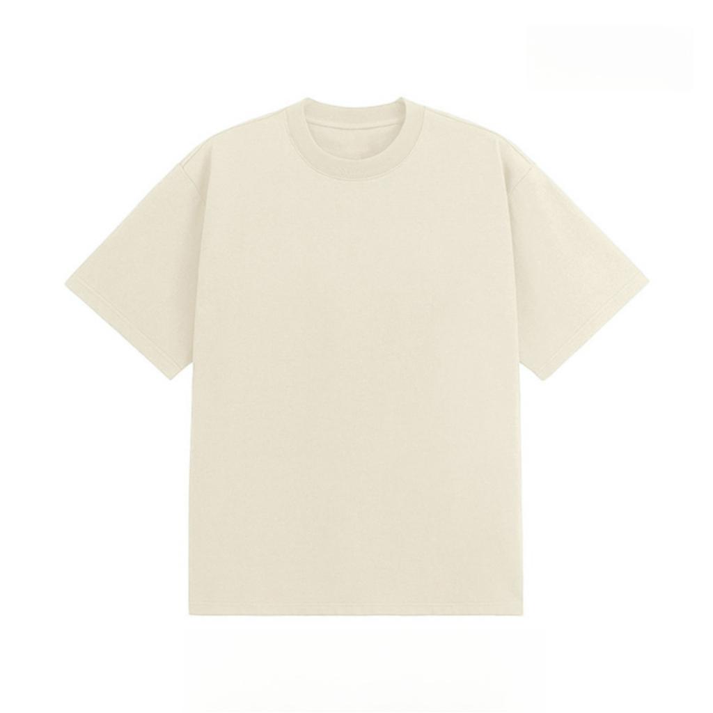 Унисекс Мягкая Дышащая Свободная Повседневная Футболка - Круглый Вырез, Короткий Рукав, Машинная Стирка Летняя Одежда для Отдыха на Пляже, Моющаяся Классический Универсальный Стиль