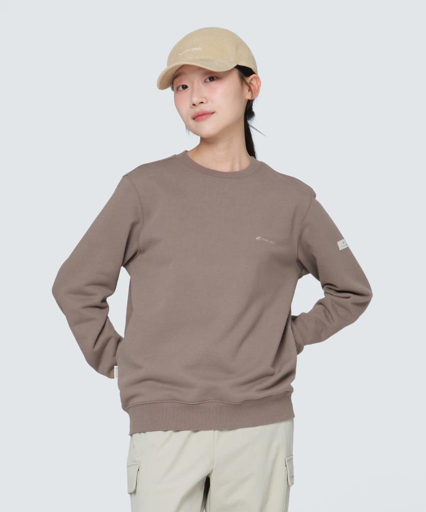SNOWPEAK APPAREL Land Women'S Sweatshirt (S24Fwfht61) Cocoa