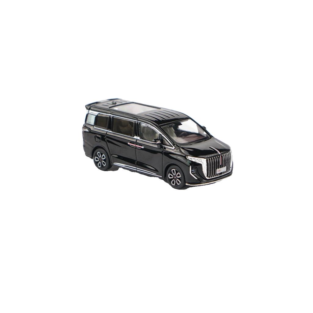 Tuoyi 1:64 Hongqi HQ9 second-generation MPV commercial vehicle alloy car model collection ornament toy car boy
