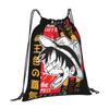 Индивидуальные рюкзаки-мешки на завязках 'One Piece' Женские Мужские Легкие Люффи Для спортзала Спортивные мешки-рюкзаки для путешествий