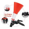 Universal Car Engine Oil Funnel Set Precision Clamp Leak-Proof PVC Versatile Tool for Hassle-Free Auto Filling Maintenance Amagi