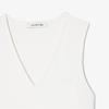 Lacoste Женское платье без рукавов с V-образным вырезом и плиссировкой EF8849-56G70V