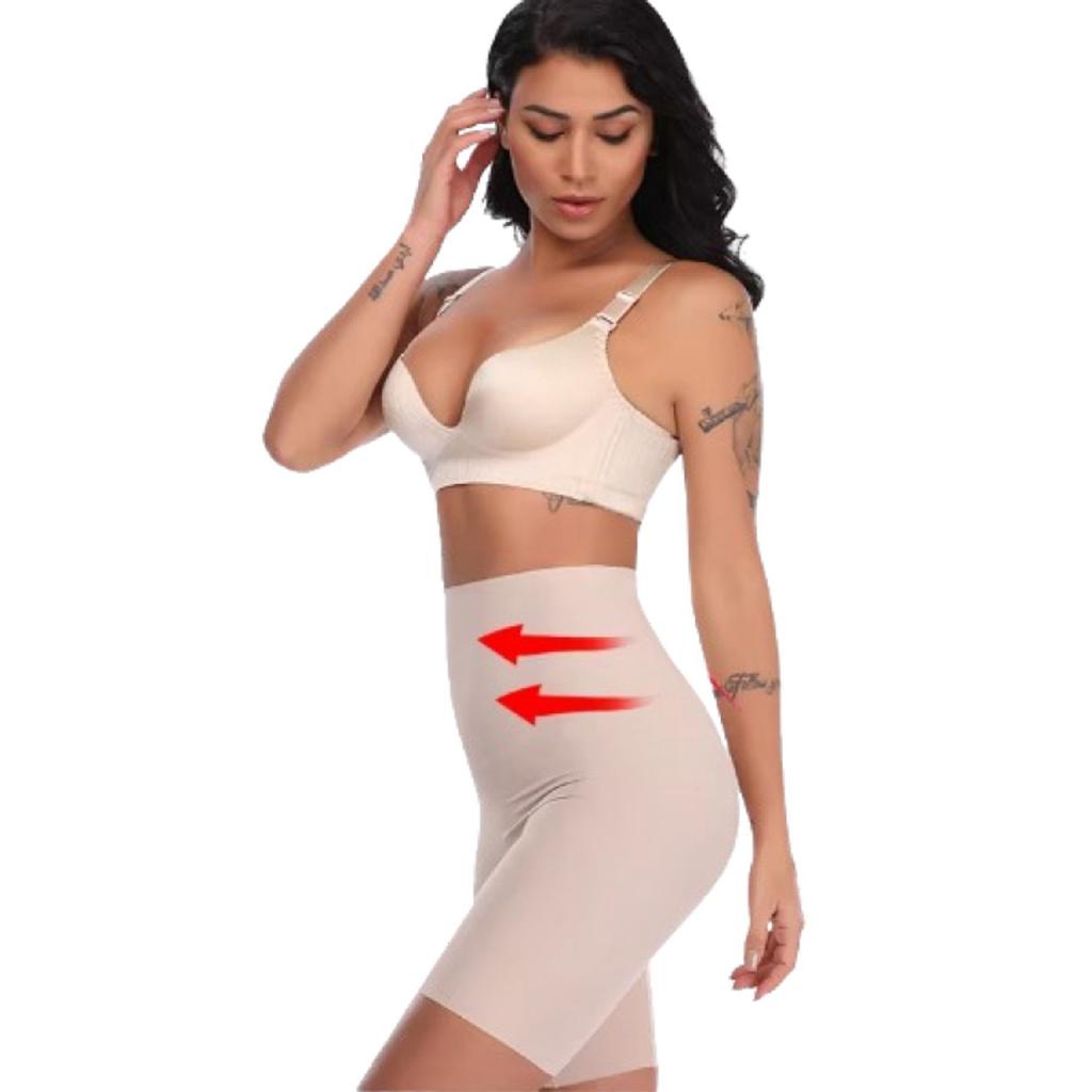 Женские невидимые шорты с высокой талией, корректирующее белье, шорты для коррекции фигуры, под платья