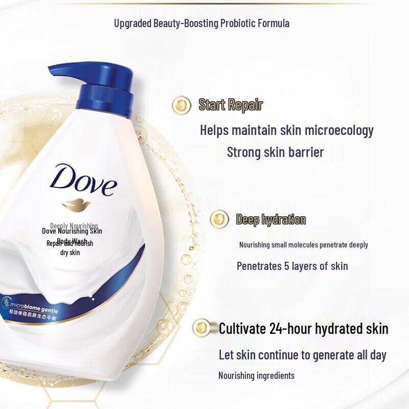 DOVE Глубоко питательный гель для душа