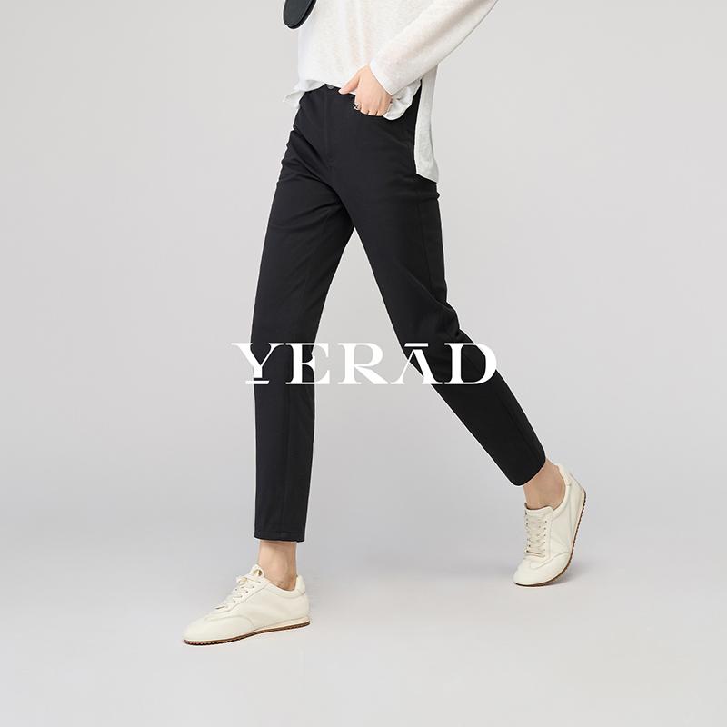 Straight leg pants, women's pants, pencil pants, slimming casual pants, cigarette tube suit pants