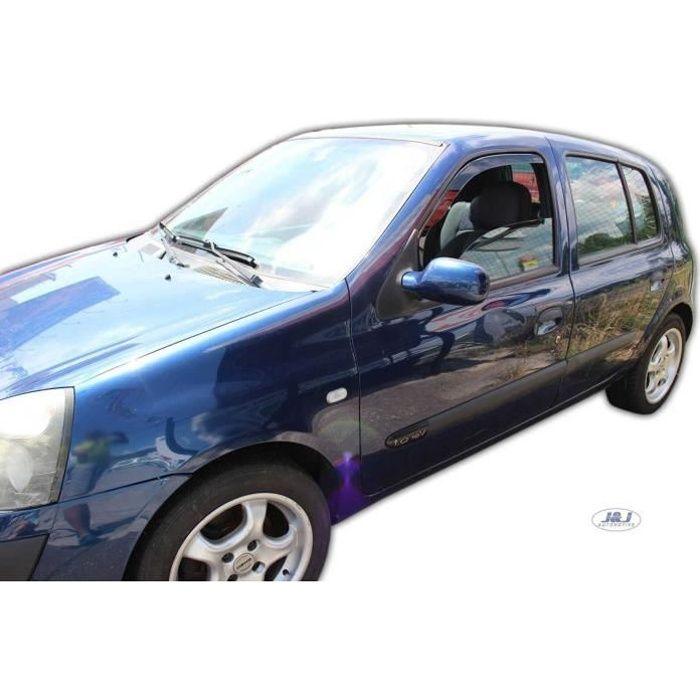 Déflecteurs D'air - J&J AUTOMOTIVE - Heko - Fumé - Renault Clio 2 5P - 1998-2005