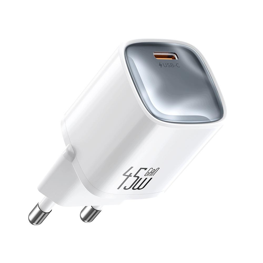 Mcdodo Szybka Ładowarka Do Telefonu Usb-C 45W Gan Kabel 1M Typ C Biała