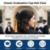 Graduation Cap Hair Claw for Women Classic Ceremony Accessory with Comfortable Grip