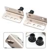2pcs Pivot Hinges Heavy Duty Concealed Shaft with Bushing for Cabinet and Wooden Door Applications Iron Material