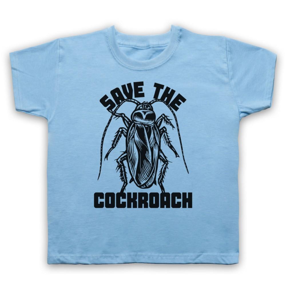 Save The Cockroach Parody Animal Rights Protest Slogan Kids Childs T-Shirt