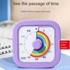 60 Minutes Visual Timer Round/Square Kitchen Timer Countdown Alarm Clock  Kids Children Reminder