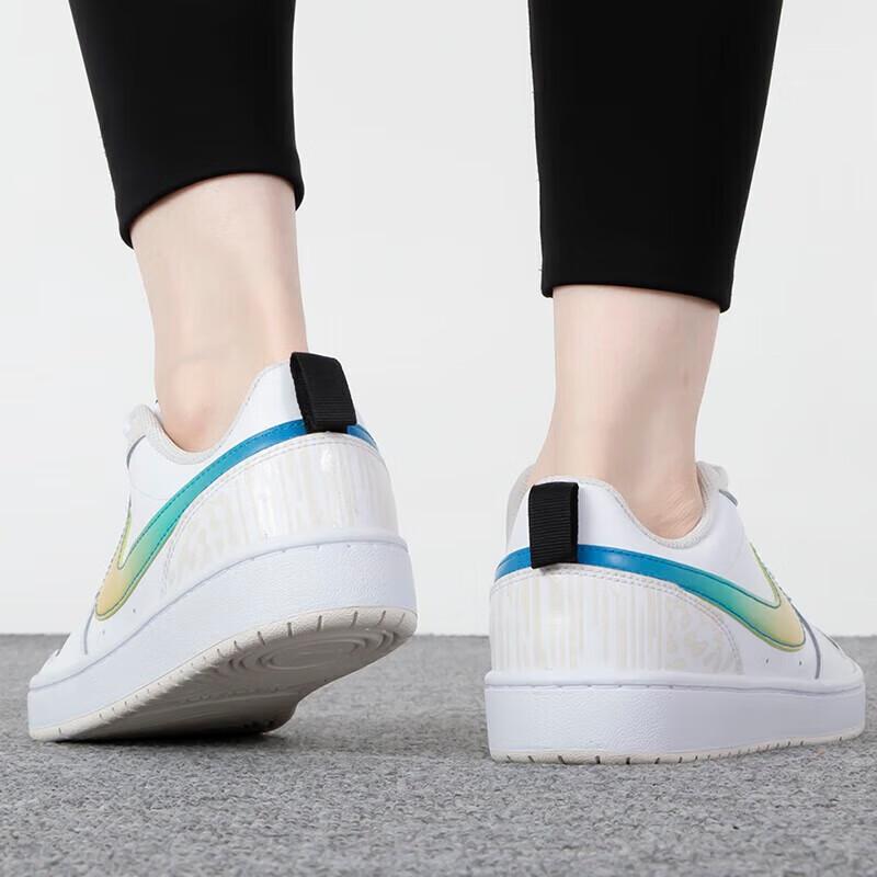 Nike Court Borough Low 2 SE GS Unlock Your Space Kids Sneakers White Multi-Color Phantom FJ7692-191