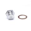 304 Stainless Steel M18 X 1.5 Thread O2 Oxygen Sensor Plug Fit For American European Japanese Cars and Trucks