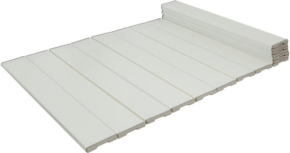 Mie Sangyo Складная Компактная Крышка для Ванны Размер Изделия 75 x см Белая Устойчивая к Пятнам Ag Антибактериальная и Устойчивая к Плесени (Прибл.) 151,8 (тело) (Мягкий)