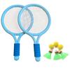 ASPALAND Badminton Racket Children's Mini Racket Soft Tennis [ShuttleBalls Included] Set (Blue)