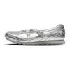 Mizuno Туфли LG 60S на тонкой подошве, балетки, туфли Мэри Джейн, повседневные туфли с низким верхом, женские, серебристые, Mizuno D1GH253002