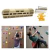 Climbing Hangboard,Wooden Hang Board Fingerboard,Training Aid,Strengthener,Pull Up Strength