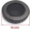 Seninhi 3 Inch 75mm Ear Pads Earphone Pads Soft Leather Headphone Ear Pads Cushion Pads Fits Most Headphone AKG HifiMan ATH Philips Fostex Sony Beats