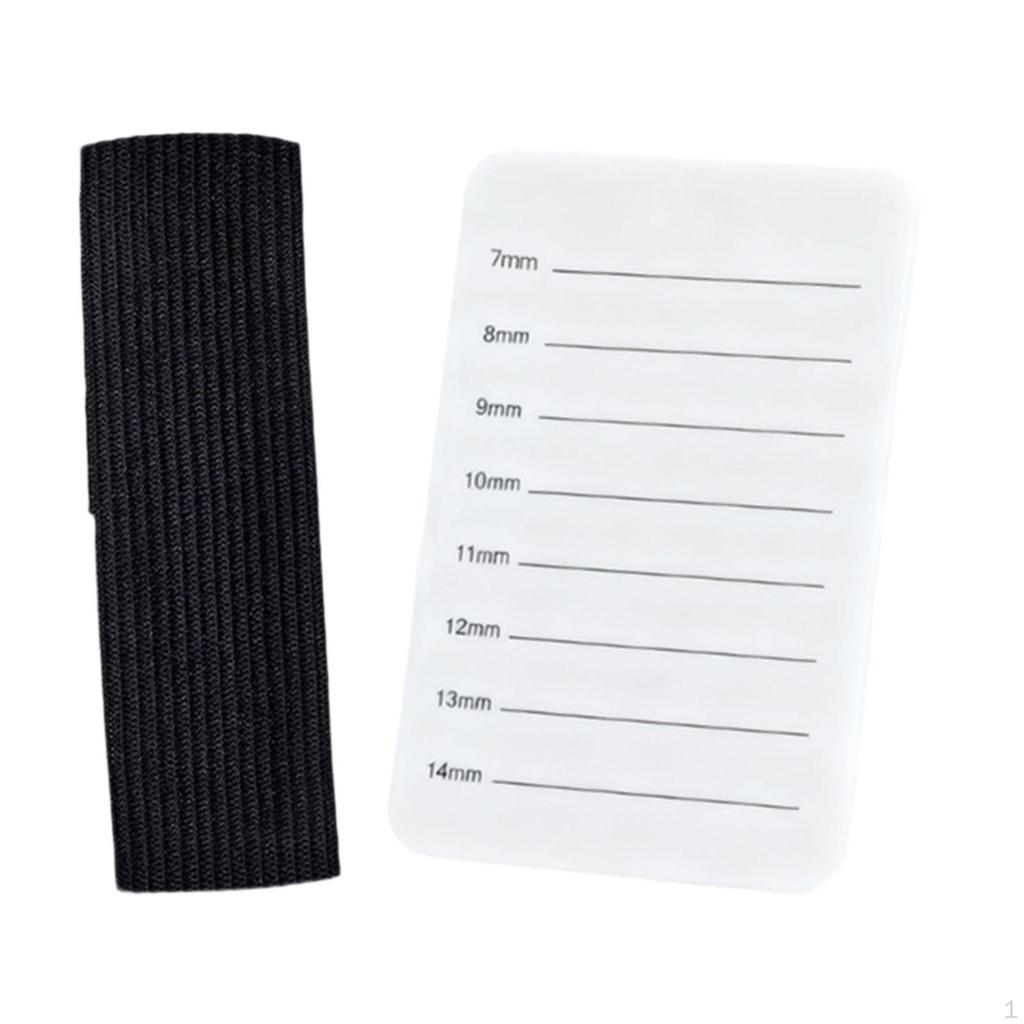 Eyelash Extension Hand Pallet Tray Lash Holder Professional Sturdy Practice Strip Palette