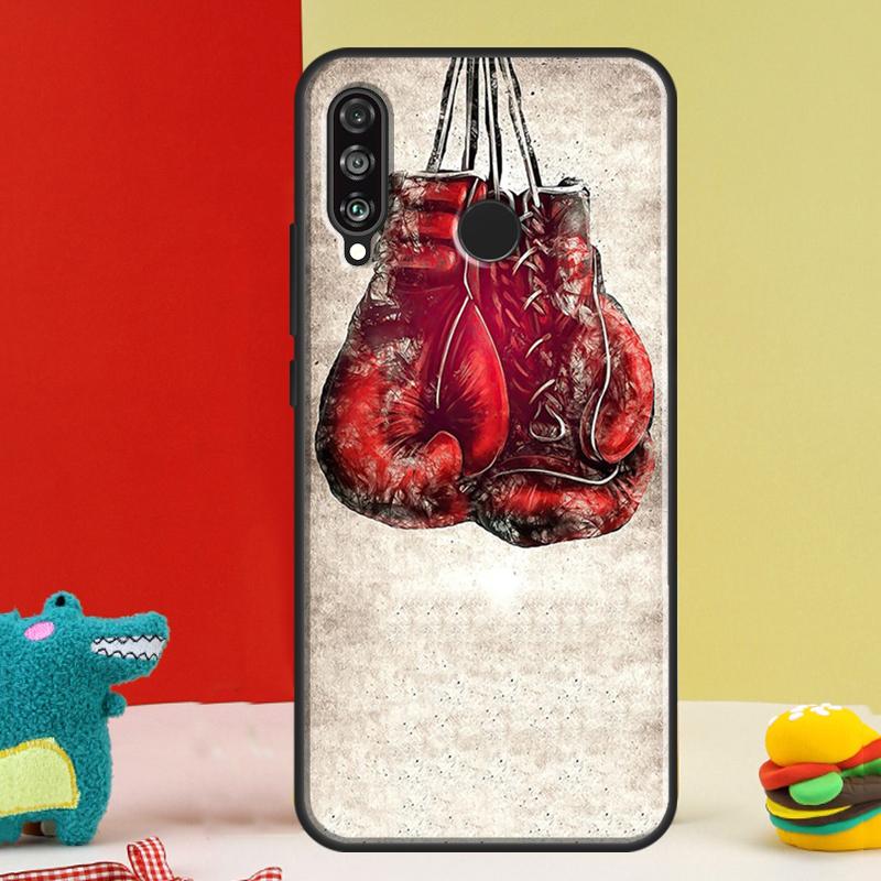Боксерские перчатки для Huawei Nova 5T 9 10 SE 12i 12s 11i Y91 Y90 Y60 Y70 Y72 Y61 P60 P30 Pro P20 P40 Lite Чехол