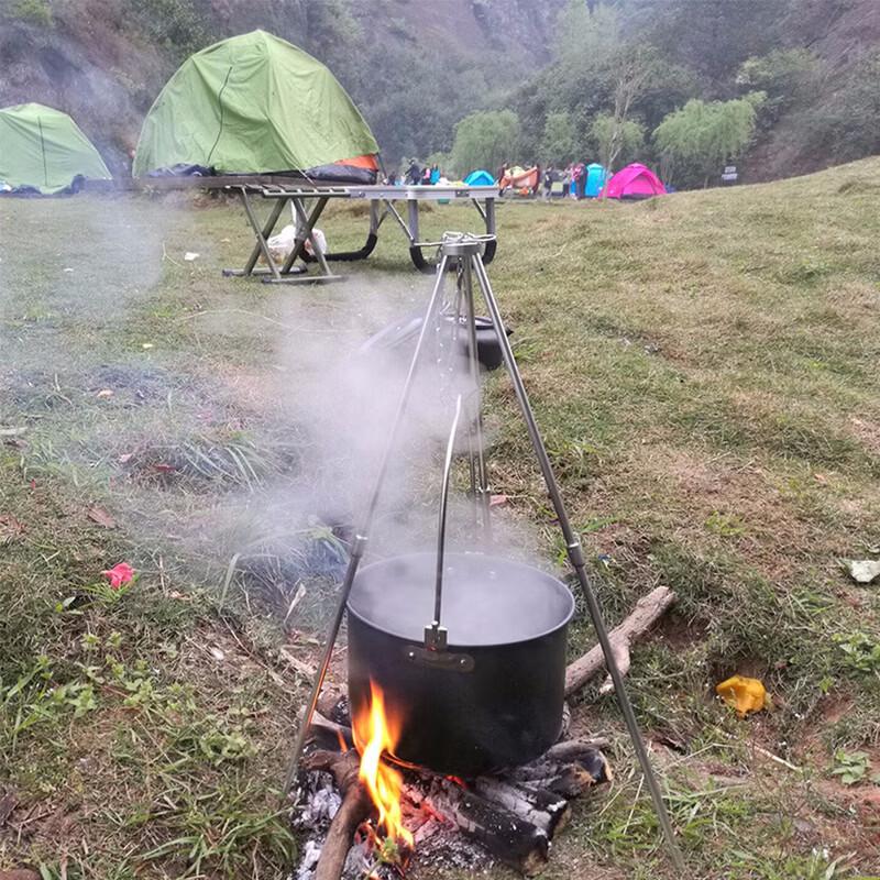 Кемпинговый подвесной котелок Jing Ren 4 л из алюминиевого сплава