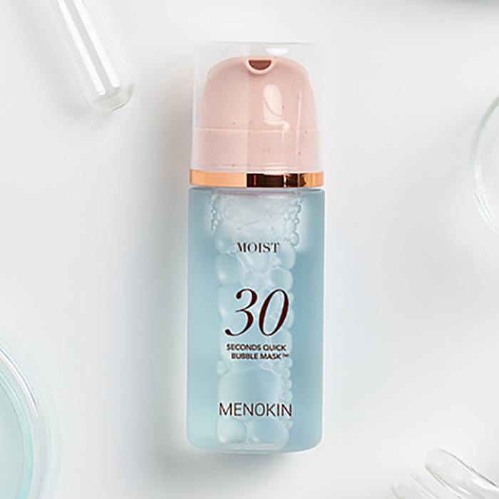 Menokin 30 Seconds Quick Bubble Mask Moist – Intensive Hydration & Radiance Care, Korean