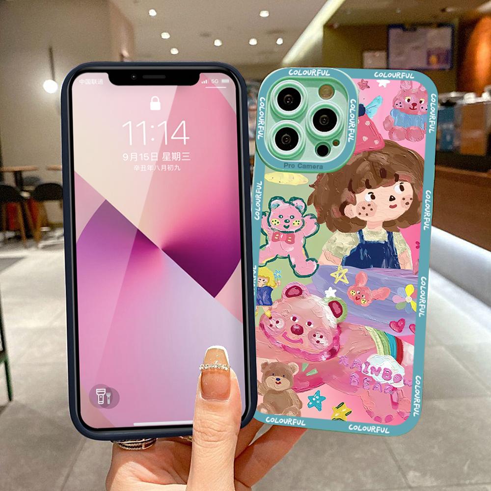 Чехол для телефона Мягкий резиновый корпус из ТПУ для мобильного телефона Полное покрытие Защита камеры Дизайн Противоударный чехол для Samsung