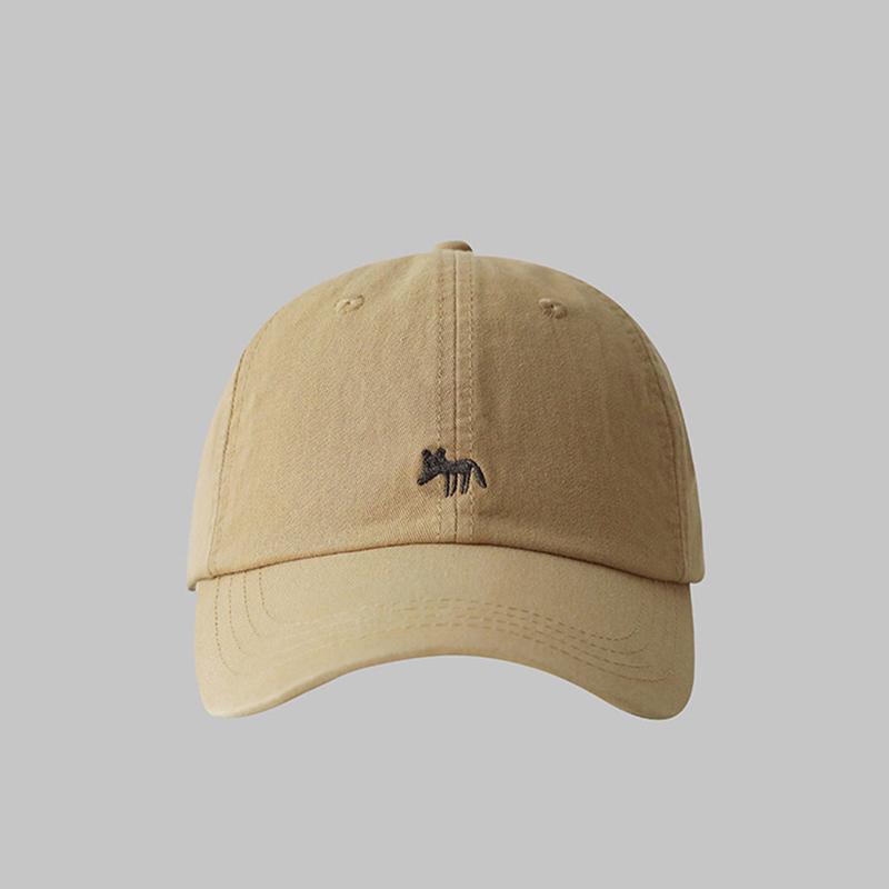 1 шт. Повседневная симпатичная вышитая бейсболка с изображением маленьких лисиц, кепка для женщин и мужчин, солнцезащитная кепка для отдыха на открытом воздухе