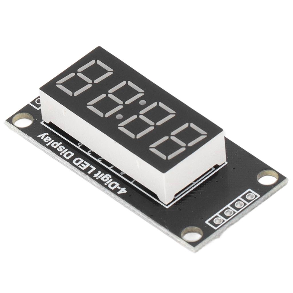 0,36 дюйма 4-значный цифровой светодиодный модуль синего дисплея с часами TM1637 2 Pin IO 5V