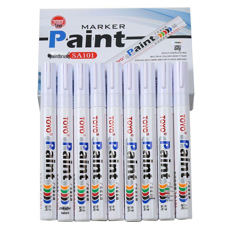 Toyo SA101 White Paint Marker Non-Fading Touch-Up Pen for Tires